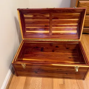 Cedar Chest with Decorative Front