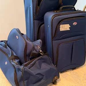 Assorted Blue Luggage Set
