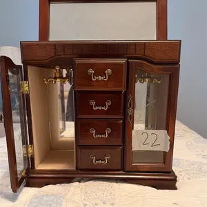 Jewelry Armoire with Mirror