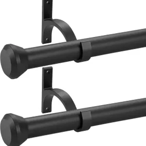 New $69 2 Pack Telescoping Curtain Rods,1Inch...
