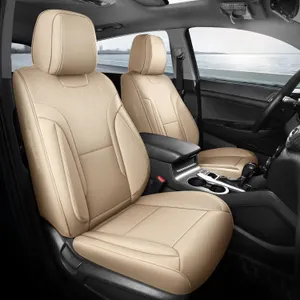 NEW $200 Universal Car Seat Covers Full Set -Beige