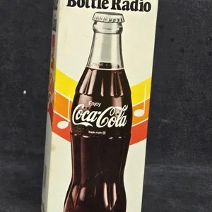 NIB 1970s Coca-Cola Bottle Novelty AM Radio