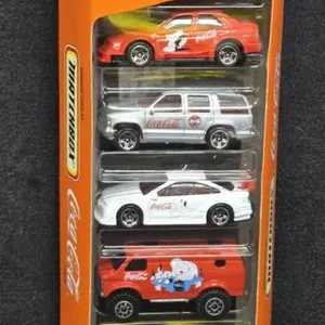 NIB 1998 Matchbox Coca-Cola 5-pack Gift Set