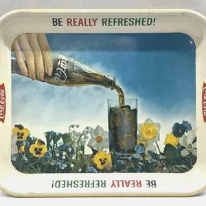 Coca-Cola BE REALLY REFRESHED! Metal Serving Tray