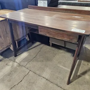 Wood Writing Desk With Drawer, 46"x24"