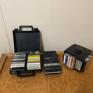 Music, cassette tapes, Panasonic, cassette player