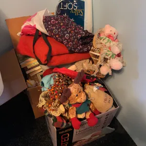 Blankets, stuffed animals, books, and miscellaneous Blankets, stuffed animals, books, and miscellaneous
