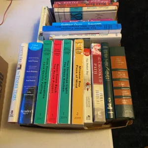 Two boxes of books