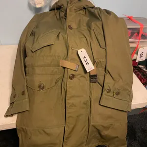 Military winter coat, size medium, with hood