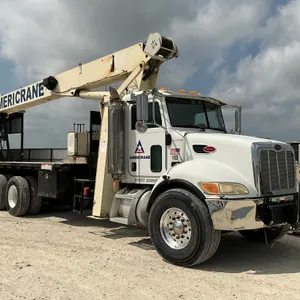 2007 NATIONAL 1100 BOOM SN: 293700 MOUNTED ON 2007 PETERBILT 340 STRAIGHT BOOM TRUCK