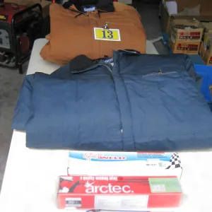 NEW Coveralls & Welding Rods