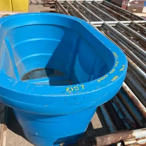 UFA Blue Livestock Water Trough with Floating Deice **B45 - Deicer**