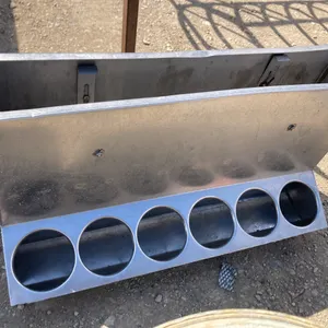 Large 43" Galvanized Hog Feeder