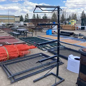 Metal 4 Saddle Rack