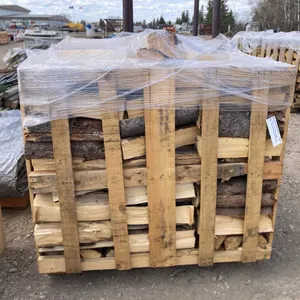 1/2 Cord of Dry, Split and Stacked Spruce Firewood