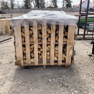 1/2 Cord of Dry, Split and Stacked Spruce Firewood