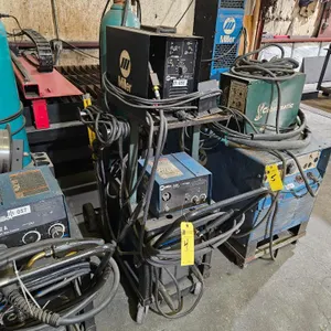 Miller XMT 304 Series Arc Welder w/Miller S-22A Wire Feeder, Miller HF-251D-1 High Frequency Arc Starter (Gas Tank NOT Included)