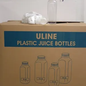 Uline Plastic Juice Bottles