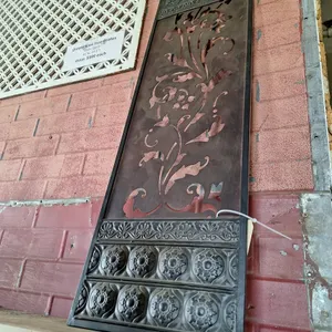 2 Decorative Metal Pieces, 11"x35"