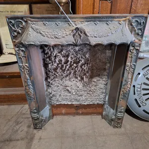 Decorative Metal Fireplace Insert, 24.5"x29.5"
