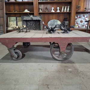 Wood/Metal Nutting Cart, 60"x36"