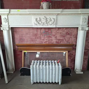 Decorative Wood Mantel/Fireplace Surround, 92"x72"