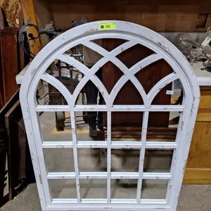 Decorative Wood Framed Mirror, 35"x45.5"