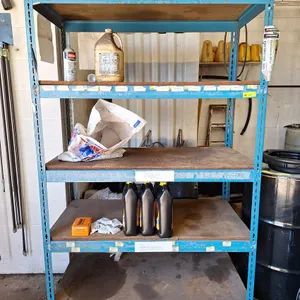 5-Tier Metal/Wood Shelf with More Disassembled, 48"x24"x72"