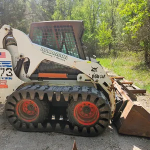 2002 Bobcat 773 Turbo Skid Steer with Tracks and 67" Bucket, 2736 Hours on Meter, PIN 519024280, NEW Seat and Door