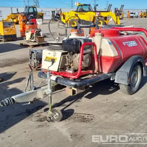 Brendon Bowsers Single Axle Plastic Water Bowser, Yanmar Pressure Washer 