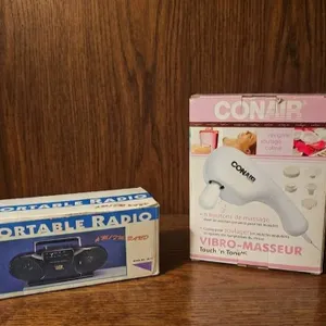Conair Vibro-Masseur Touch 'n Tone Handheld Massager with Attachments