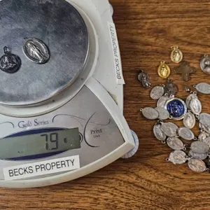 7.9 Sterling Silver , And Religious Medals and Charms