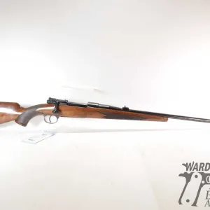 Non-Restricted rifle Mauser model 98, 8X68S bolt action, w/ bbl length 26" [Blued barrel and receive
