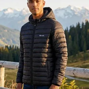 Bench Black Puffer Jacket Size S/P
