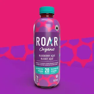 ROAR Organic Blueberry Acai 532mL x12