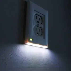 Lot of 2 - BriteOWL Lighted Outlet Cover Plate