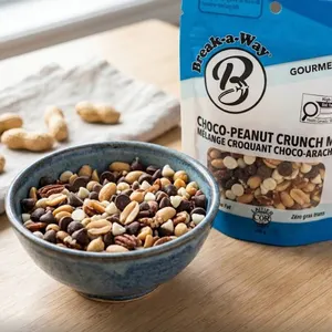 Break-a-Way Choco-Peanut Crunch Mix 12 Pack x 110g
