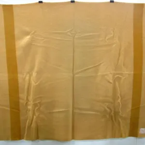 HUDSON'S BAY 4-POINT 100% WOOL YELLOW BLANKET