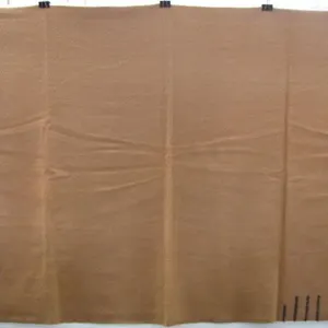 HUDSON'S BAY STYLE 3.5 POINT WOOL BROWN BLANKET