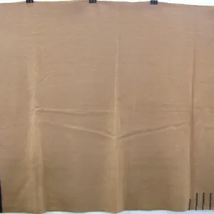 HUDSON'S BAY STYLE 3.5 POINT WOOL BROWN BLANKET