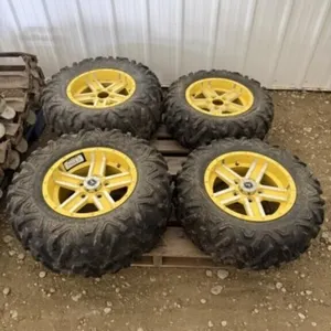 4 Factory John Deere Gator Tires c/w Rims
