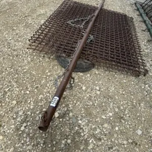 3 - 7' HD Crusher Screen Drags c/w 14' Drawbar