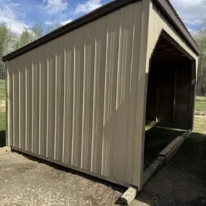 10' x 16' Cattle Shelter (110" High) c/w