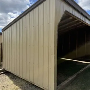 10' x 16' Cattle Shelter (110" High) c/w