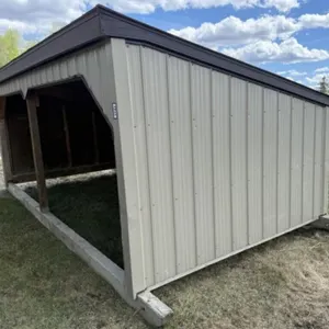 8' x 16' Calf Shelter (80" High) c/w