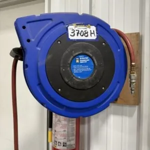 Powerfist Air Hose Reel c/w 50' of 3/8" Air Hose