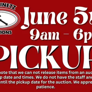 PICKUP FRIDAY JUNE 5, 2026-1 DAY ONLY- 9a-6p
