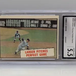 1961 Topps Don Larsen Perfect Game SP #402 CGC 5.5