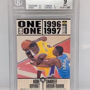 1996 UD CC Kobe Bryant RC W/ Abdur-Rahim 361 BGS 9