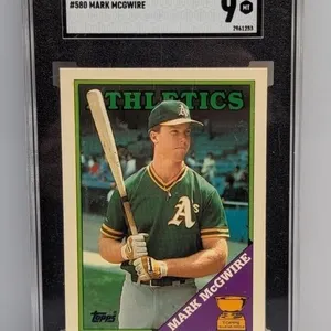 1988 Topps Tiffany Mark McGwire #580 SGC 9